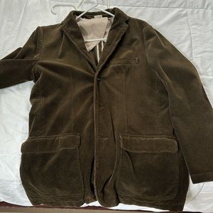 JCrew corduroy blazer sports coat brown